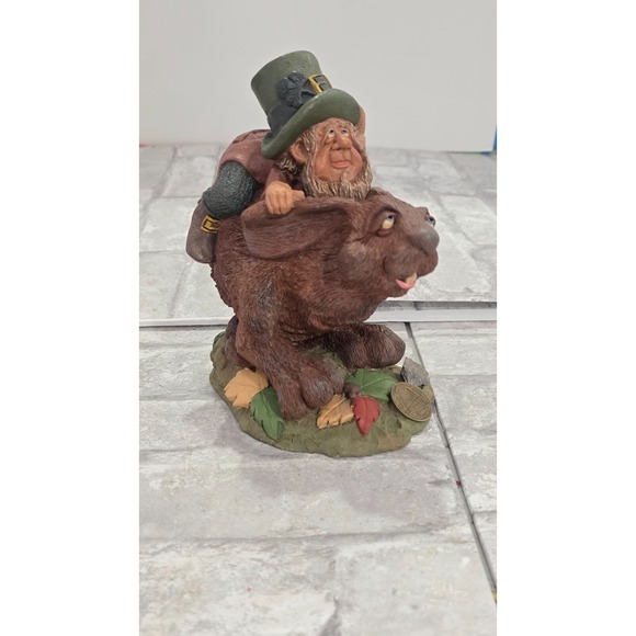 uthentic Blarney Stone Leprechaun Figure Declan's‎ Finnian's Guardians 1491/2000 - Picture 5 of 11